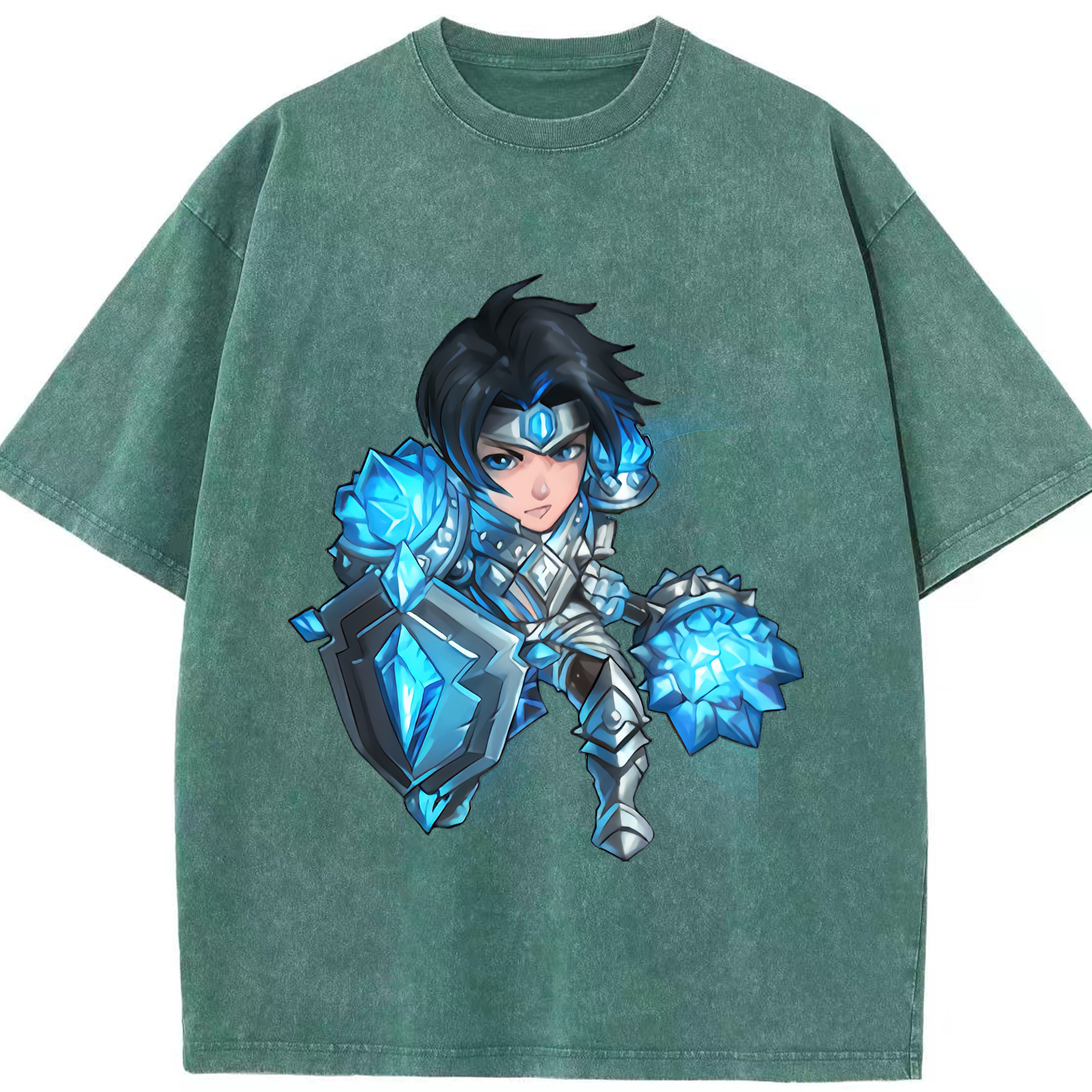 リーグ・オブ・レジェンド League of Legends LOL 綿100% ヴィンテージ風 半袖Tシャツ（フロントプリント）